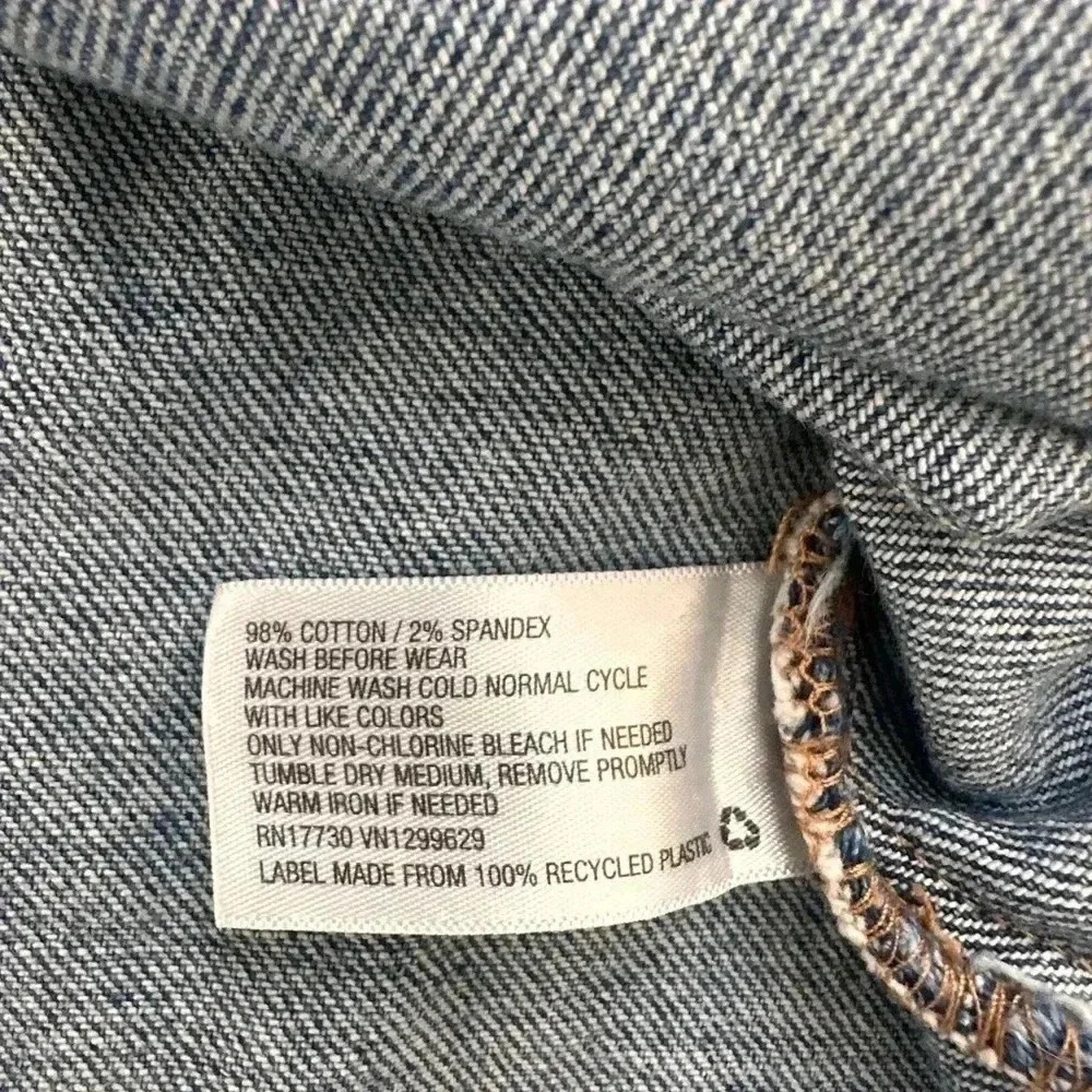 Wild Fable Women Distressed Denim Overalls Skirt 90’s Style Streetwear‎ Farmer M - Picture 7 of 7